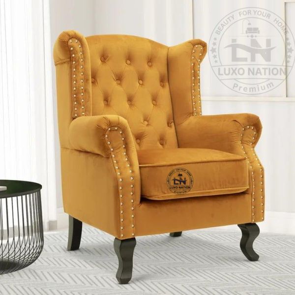 Luxury chair High Back Tufted Boss Chair โ Executive Office Comfort